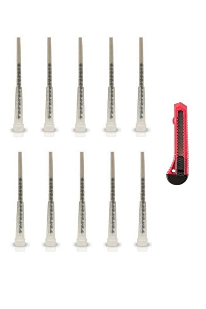 Genel Markalar 10 Adet Kimyasal Dübel Ucu + Hediye Falçata