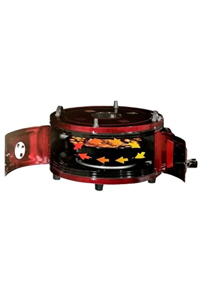 YILDIZ Marka J-285 Yf-1010 Lüks Büyük Dönerli Emaye Camlı Termostatlı 42 Lt. Fırın