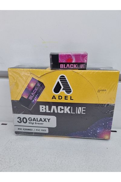 Adel Eraser Black Pack of 30 Blackline Galaxy