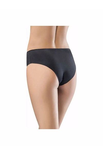 Balenbi 1043 Black Laser Cut Silicone Slip Panties