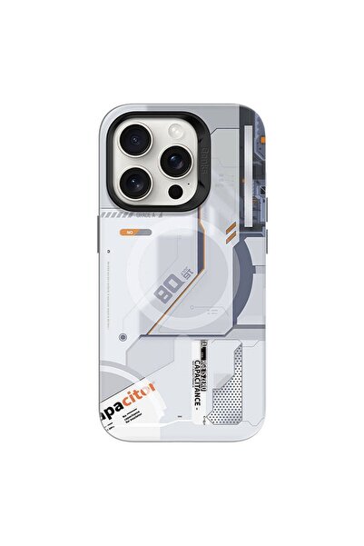 Benks iPhone 15 Pro Uyumlu Kılıf MagSafe Şarj Özellikli Mekanik Tasarımlı Ben...