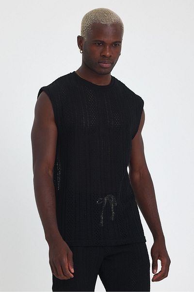 İLKCET MODA Μακρύ εσώρουχο Jacquard Oversize
