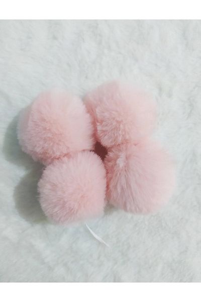 damlakids 10 Soft Pink Rabbit Pompoms - Sweets for Kids