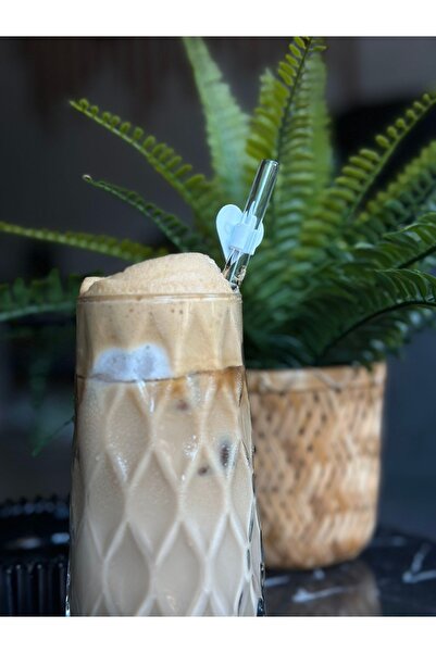 Butik Coffee Color Cold Drink Straw Accessory - Pack of 20