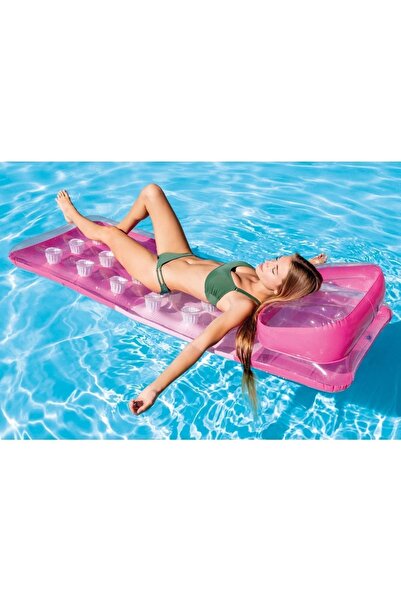 Intex Renkli Bardaklı Yatak 188x71cm 58890