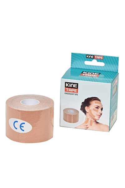 KİNE TAPE Yüz Gerdirme Bandı Kırışıklık Oluşumunu Engelleme Bandı Yüz Germe 5cm X 5 Metre