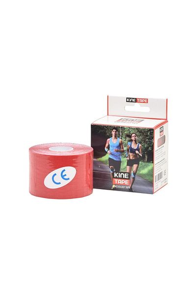 KİNE TAPE شريط ألم كينيسيو أحمر 5 متر × 5 سم شريط رياضي