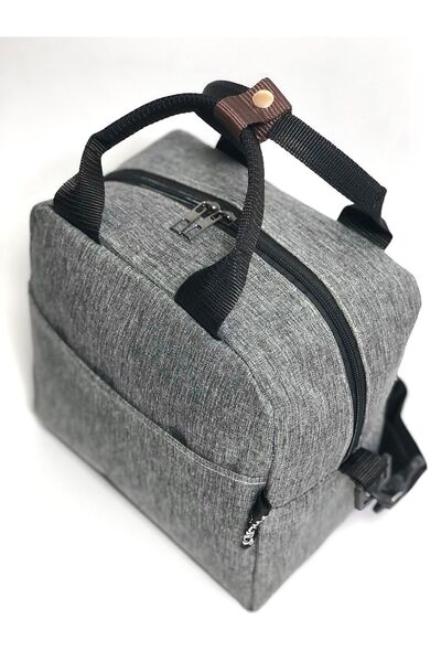 Harika ikizler Thermal, Thermal Insulated (HOT/COLD) Feeding, Food Carrying Bag Gray