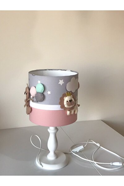 Leobabyroom عاكس الضوء لغرفة الأطفال/الرضع بلون مسحوق رمادي غائم على شكل حيوا...