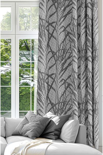 CANİLA Digital Printed Background Curtain Single Wing 140 X 270 cm Edge Fold Stitched
