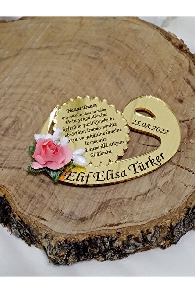 DECORA HOBİ Gold Vav, Söz, Nişan, Nikah, Kına, Mevlüt, Bebek Mevlidi, Pleksi ...