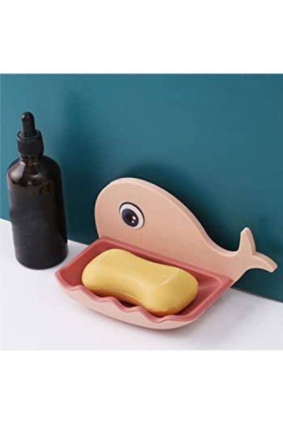 CEPHOME Dozator de săpun cu formă de balenă cu sită și scurgere de apă