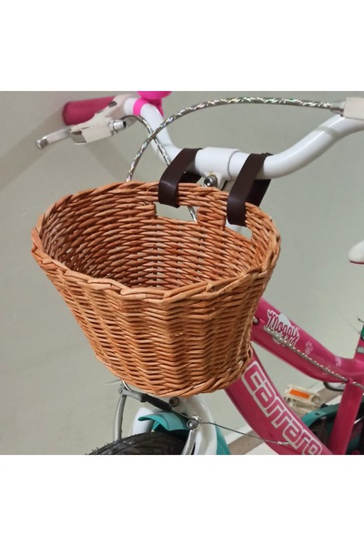 afralya home Bisiklet ön sepeti, scooter sepeti, hasır bisiklet sepeti