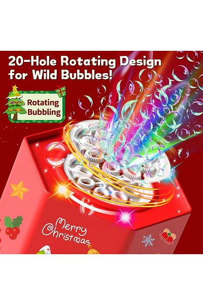Kuzey VIP Fire Works Bunne Machine - Automatic Bubble Machine with Sound LED Work