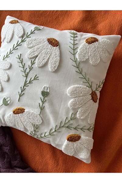 punch passion Bebek takı yastığı, punch nakışlı (45x45 - Sadece Kılıf) isme ö...