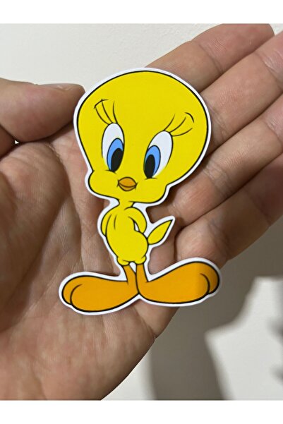 Cuppy Box ملصق تويتي بيرد 3 قطع كبير الحجم