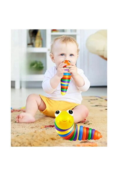 oruçoyuncak Eğitici Esnek Sök Tak Tırtıl 20 cm  Bultak  2'Li Set