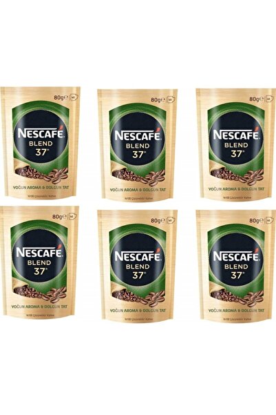 Nescafe Blend 37 Granül Kahve 80 Gr (6 Adet)
