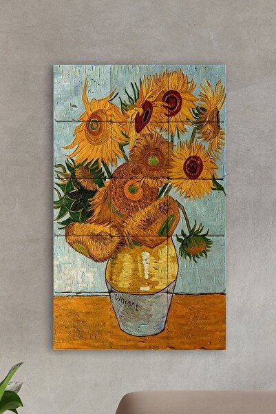 Begoloni Stone Decor Doğal Taş Tablo - Van Gogh Eseri Tablo- Duvar Dekoru 30x...