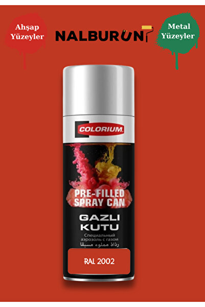 Colorium K7 Ral Renkleri 400 Ml Özel Doldurulmuş Sentetik Parlak Sprey Boya R...