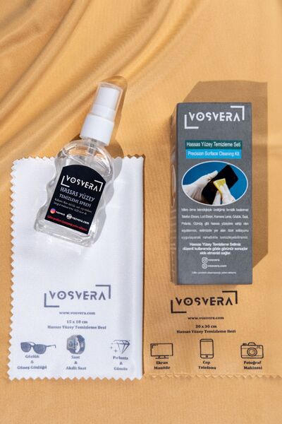 vosvera Hassas Yüzey Temizleme Seti Gözlük, Led, Ekran, Laptop, Bilgisayar, T...