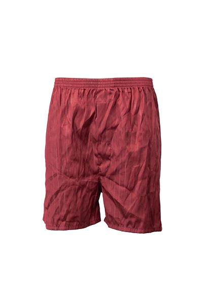 Oppland Men's Satin Shorts - Solid Color, Elastic Waist, Pocketless Light Fabric