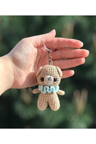 Zey's Amigurumi سلسلة مفاتيح على شكل دب أميجورومي