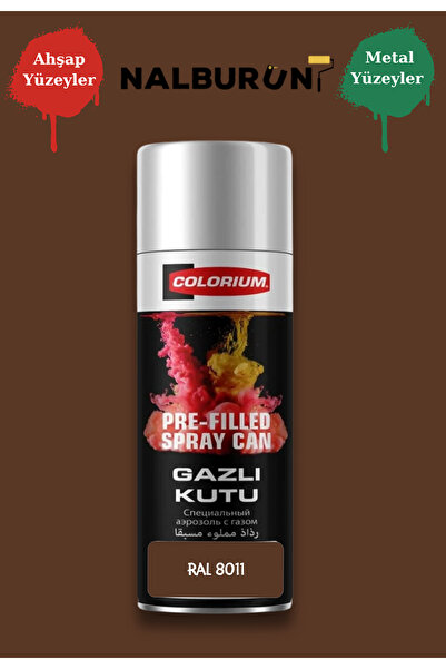 Colorium K7 Ral Renkleri 400 Ml Özel Doldurulmuş Selülozik Parlak Sprey Boya ...