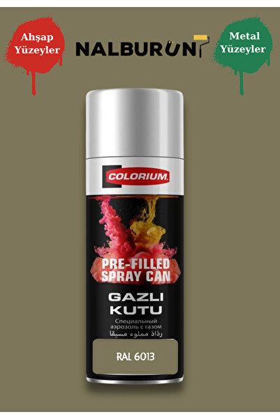 Colorium K7 Ral Renkleri 400 Ml Özel Doldurulmuş Selülozik Mat Sprey Boya Ral...