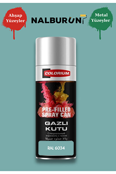 Colorium K7 Ral Renkleri 400 Ml Özel Doldurulmuş Selülozik Mat Sprey Boya Ral...