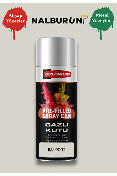 Colorium K7 Ral Renkleri 400 Ml Özel Doldurulmuş Selülozik Mat Sprey Boya Ral...