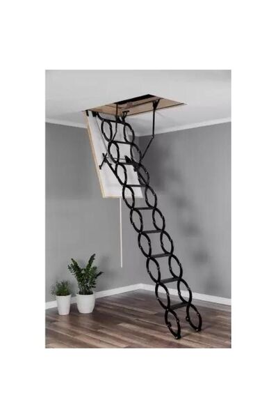 EasyStep 100x60 Cm Metal Akordiyon Çatı Merdiveni