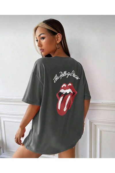 khufu Μπλουζάκι SMOKED Unisex Oversize Lip printed
