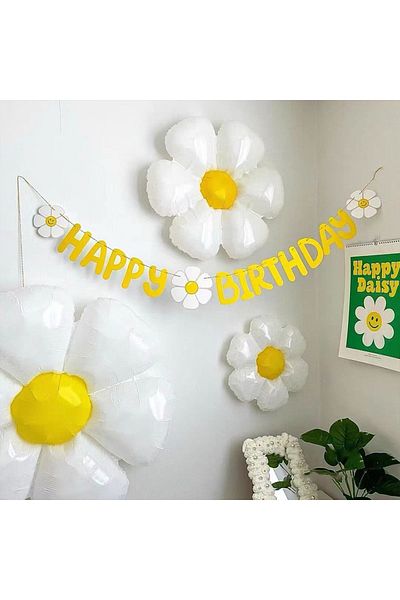 Partimarka Daisy Foil Balloon 2 Pieces