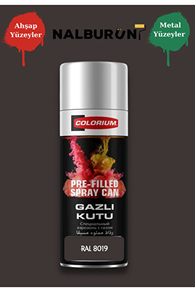 Colorium K7 Ral Renkleri 400 Ml Özel Doldurulmuş Selülozik Mat Sprey Boya Ral...