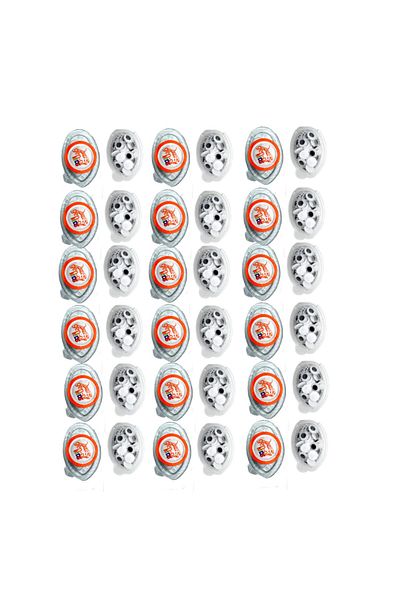 Gen-Of Black and White Movable Eye - 8 Mm, 36 Boxes, Gen7208-36