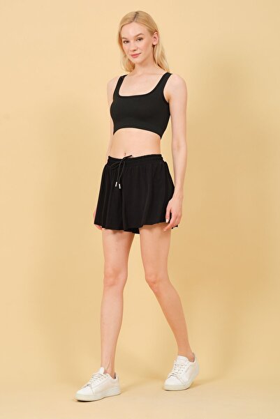 modazoom Φαρδιά αθλητική φούστα με κολάν