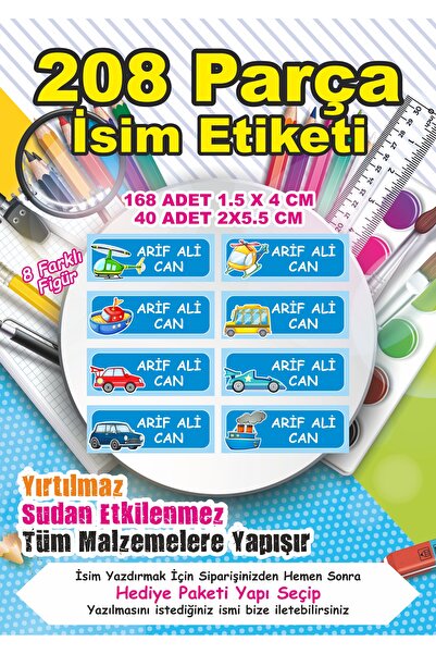 LİPYOS ملصق دفتر ملاحظات على شكل قلم للمدرسة، ملصق أدوات مكتوب عليه اسم شخصي،...