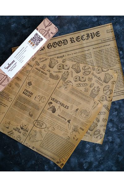 SimeStore Oil Paper - Mixed Pattern Presentation Paper - 36 Pieces