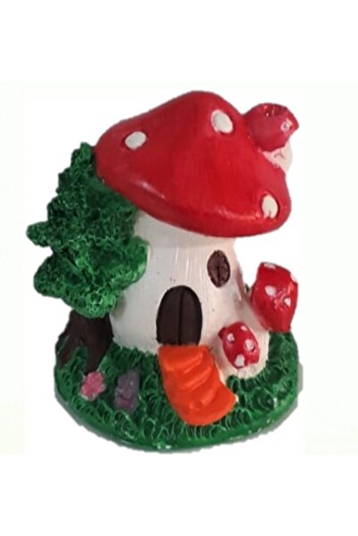 himi teraryum objeleri Kırmızı Mantar Ev Teraryum Obje Minyatür Obje Teraryum...