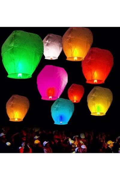 abnturk Dilek Feneri Balonu Dilek Feneriniz, 15-20 dakikada 1000-1500 metreye...