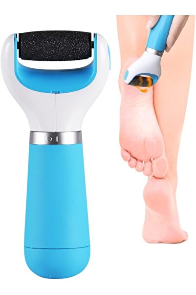 DubaiGallery Electric Foot Grinder with Roller Head Battery Powered Portable Tool Foot Scrubber Callus Remover