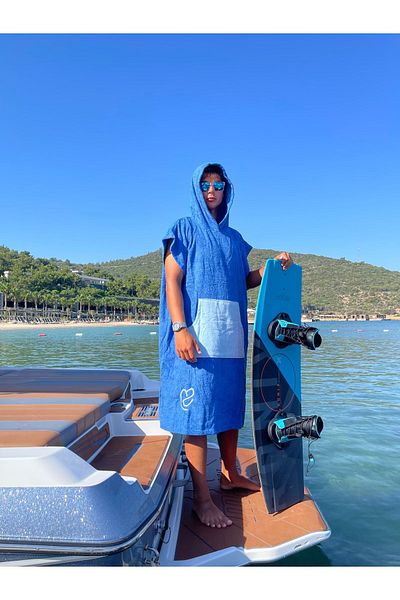 SOLENROSA Πετσέτα Poncho Πετσέτα παραλίας