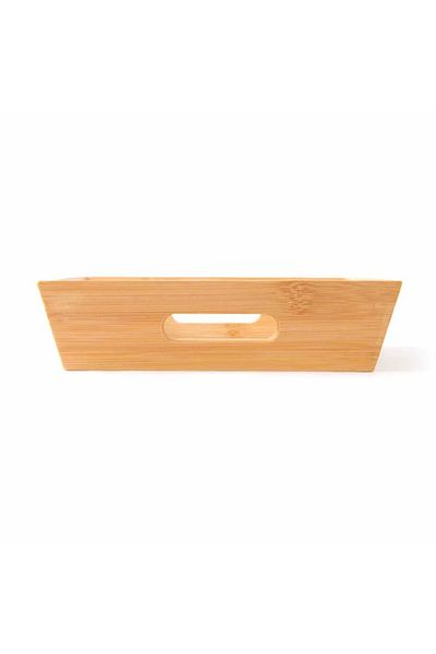 ELZEY HOME Bamboo Square Bread Box 20x20x6 cm
