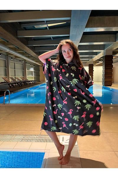 Sole Rosa Πετσέτα Surf Towel Poncho Πετσέτα παραλίας