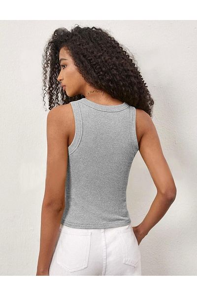 Actiwear Women's Corded Athlete T-Shirt - Hlater Collar, Knitted Material