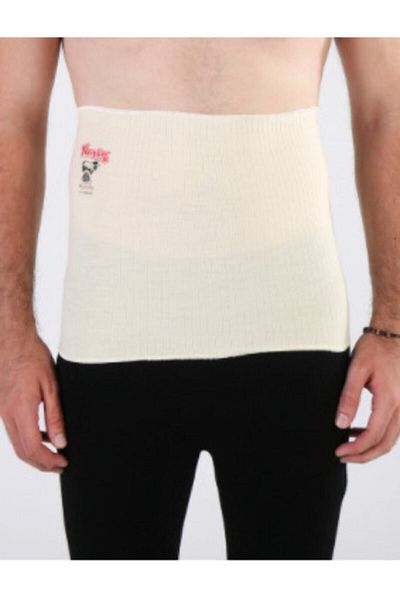 Hasyün Ecru Unisex Super Thin Waist Corset - Daily Wool
