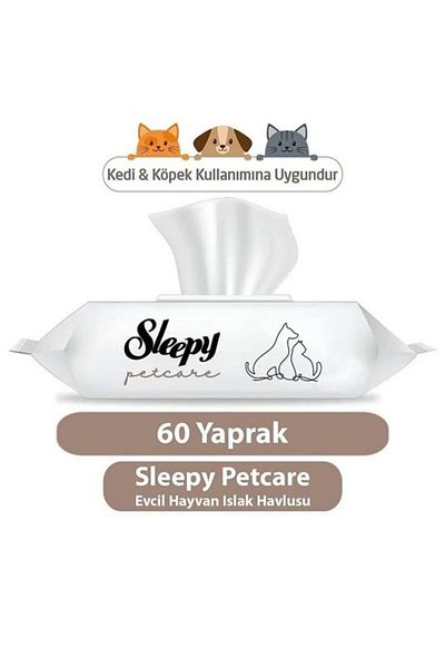 Sleepy Petcare Wet Care Towel 4x60pcs