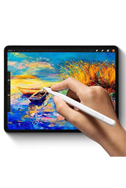 Baseus 130mah Şarjlı Yedek Uçlu Kapasitif Tablet Kalem Ipad Mini 5 Dokunmatik Tablet Kalemi Aktif Ve