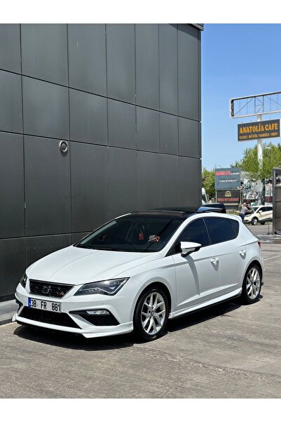 Genel Markalar Seat Leon 2017 Üzeri BOYALI ( LS9R )  SEDEFLİ BEYAZ  MAKYAJLI FR ÖN EK